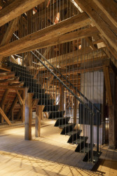 Zrestaurovaný renesanční krov objektu Paláce (Port 1560, Domy Architects)