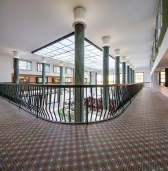 Hala Vincentka v areálu lázní Luhačovice po rekonstrukci. Foto: RAKO