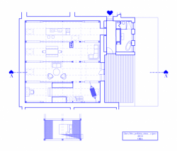ORA, Jaro, léto, podzim, zima… a jaro, půdorys podkroví – foto