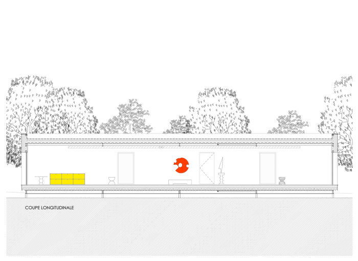 Spray architecture, Un Dernier voyage, řez podélný – foto
