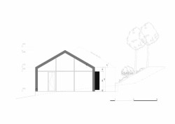 Rodinný dům Neveklov, severovýchodní pohled, Atelier Kunc architects