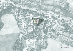 Základní škola Járy Cimrmana v Lysolajích, ortofotomapa, Progres Ateliér