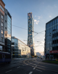 Návrh mrakodrapu Ostrava Tower od studia CHYBIK + KRISTOF