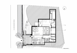 RD v Gdaňském zálivu, půdorys 1PP, Arch-Deco