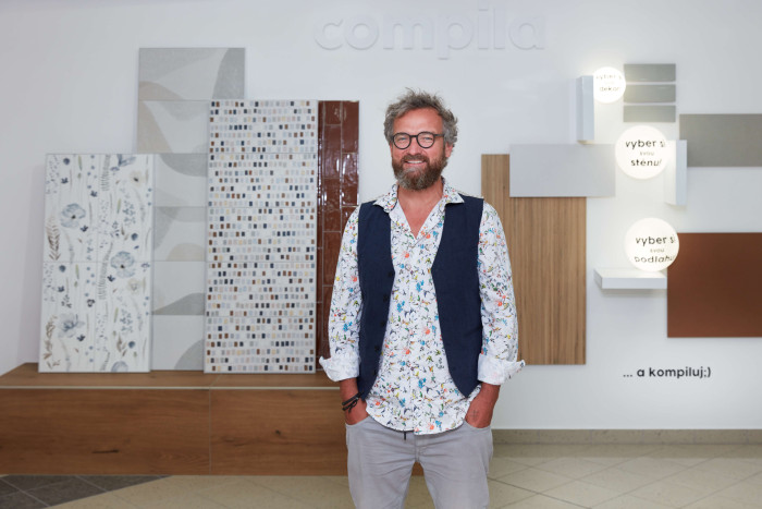 Marek Vráblík, šéfdesignér značky RAKO, se sérií Compila, novinkou 2024