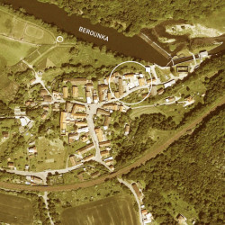 Úprava hospodářského dvora Bukonec pro bydlení, situace, projectstudio8
