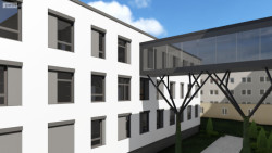 Přístavba Karvinské hornické nemocnice - vizualizace