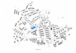 Radnice a kulturní dům Chlumec, Ondřej Tuček, Viktor Tuček - situace