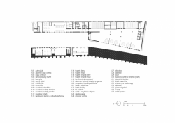 Patrik Kovaľ, Štátna vedecká knižnica v Prešove, půdorys 1. NP – foto