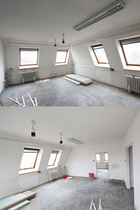 Marek Svoboda, Podkrovní byt Praha 7, původní stav - foto