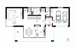 RG architects studio, Rodinná vila pod Hrádkem, Varnsdorf, 1. NP - foto