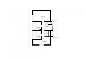 Dům pro rodinu tesaře, Architekti.in, půdorys 2NP