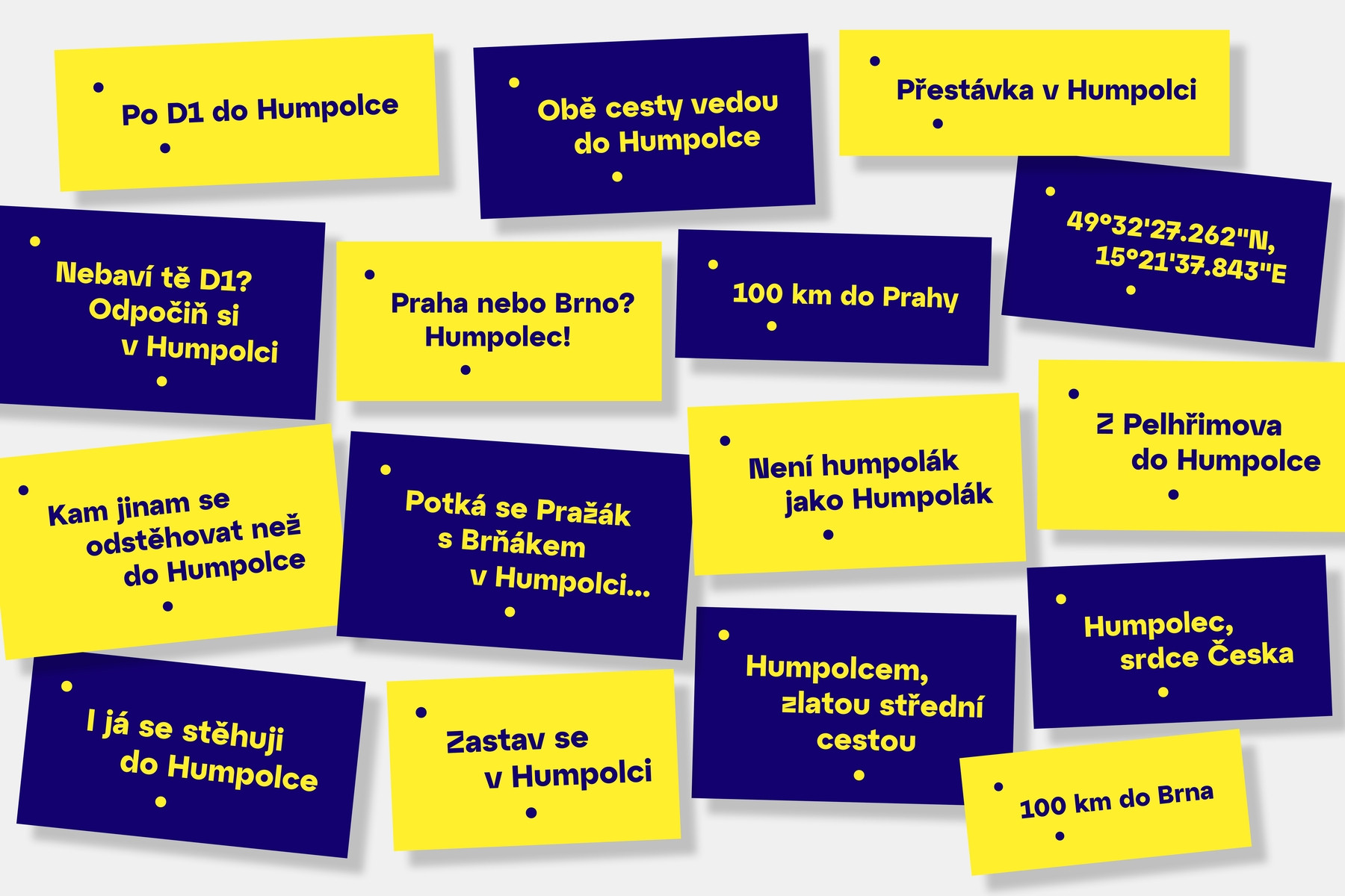 Vizuální identita města Humpolec, Studio Svéráz.