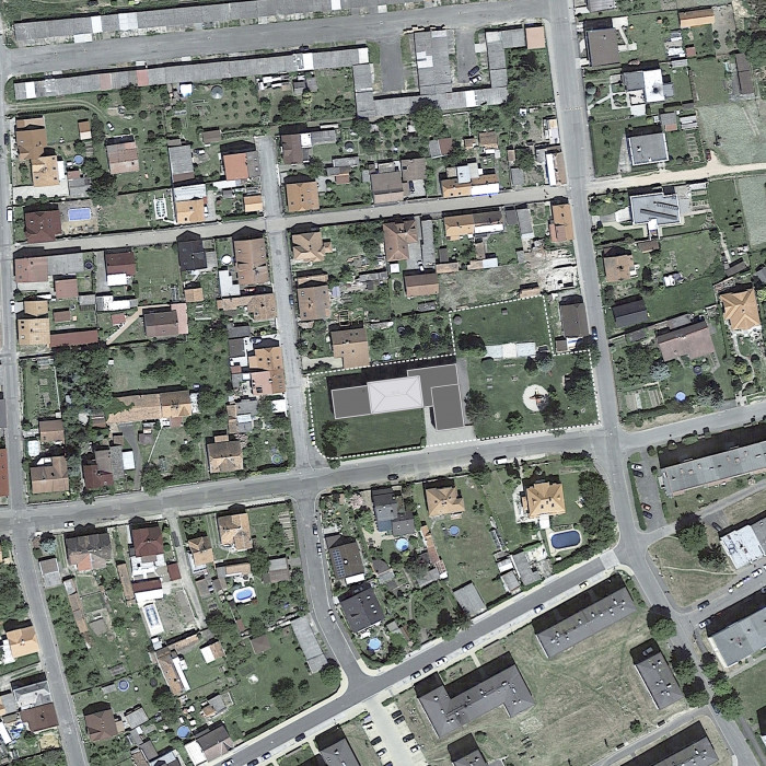 Rekonstrukce mateřské školy Holýšov, situace, projectstudio8