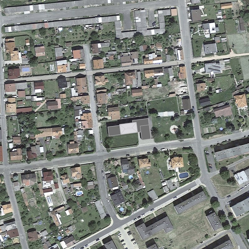 Rekonstrukce mateřské školy Holýšov, situace, projectstudio8