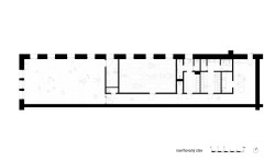 Půdorys (Quis Yoga Studio v Praze-Petřinách, MENU architekti)