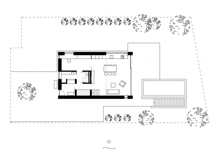 Dům pro babičku, půdorys přízemí, NOT BAD