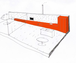 RD Staré Hradiště, skica, ZETTE ateliér