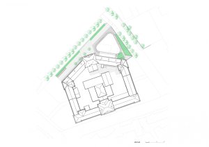 Výukové centrum VŠPJ, Qarta Architektura, situace