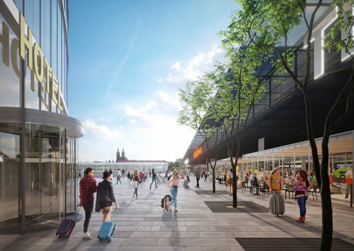 Terminál Smíchov, a69 - architekti, vizualizace
