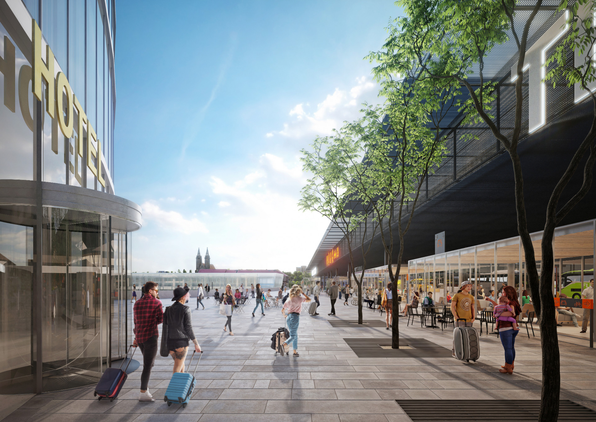 Terminál Smíchov, a69 - architekti, vizualizace