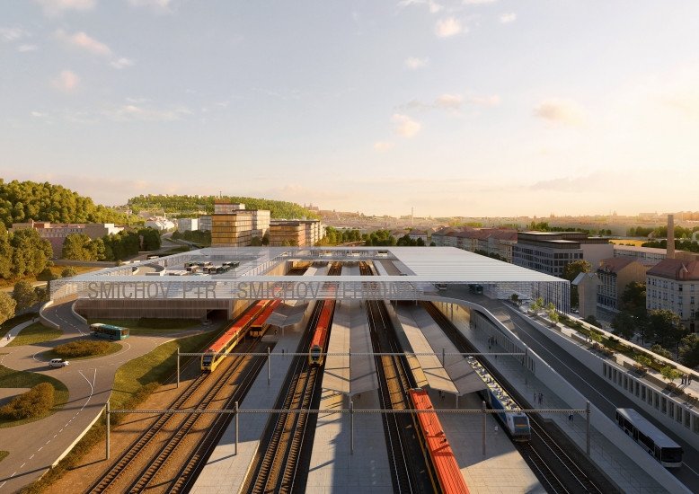 Terminál Smíchovského nádraží, A69 - architekti. Zdroj: Institut plánování a rozvoje hl. m. Prahy (IPR)&nbsp;