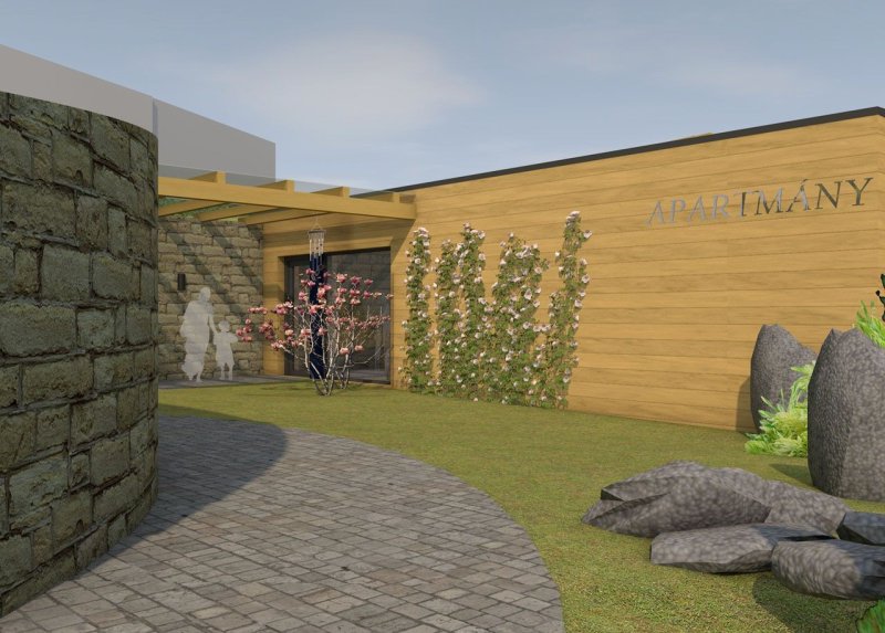 ARCHCON atelier - Hotelové apartmány podle Feng-shui - vizualizace