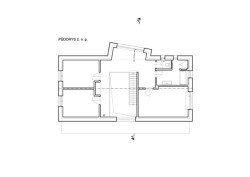 Půdorys 2NP (Novostavba rodinného domu, Tisá; 2xpa)