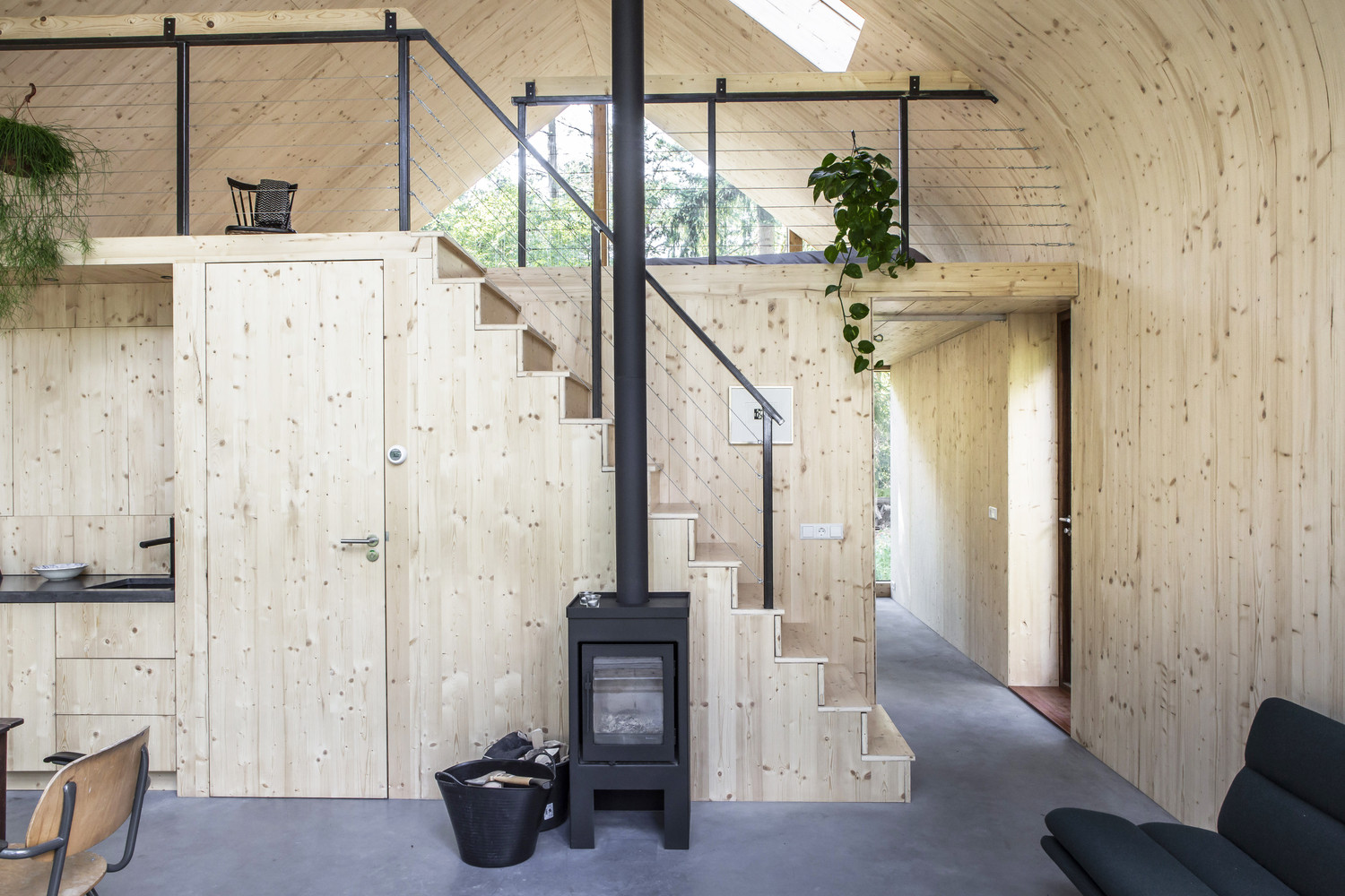 Indigo House – ateliér sochařky, woonpioniers