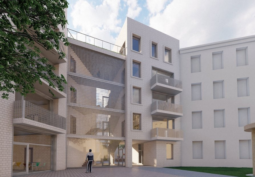 Bytový dům s kavárenským zázemím