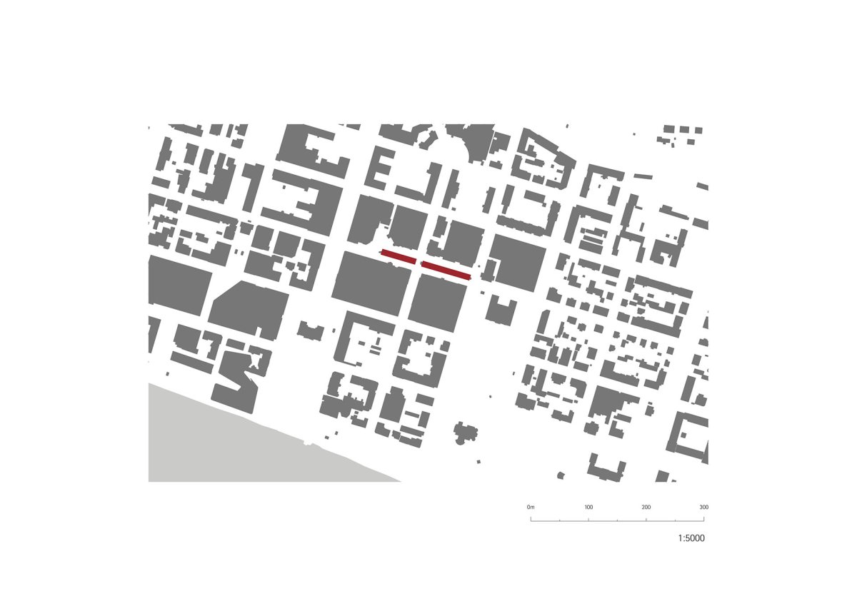 Situace (Autobusové nádraží Umeå Vasaplan, Wingårdhs + WSP)