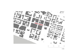 Situace (Autobusové nádraží Umeå Vasaplan, Wingårdhs + WSP)