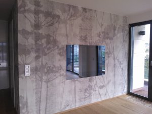 Neviditelné reproduktory Stealth Acoustics po instalaci.