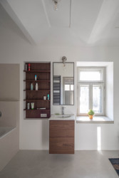 Skvadra architekti - Přestavba stavení v severních Čechách: Interiér zrekonstruované části