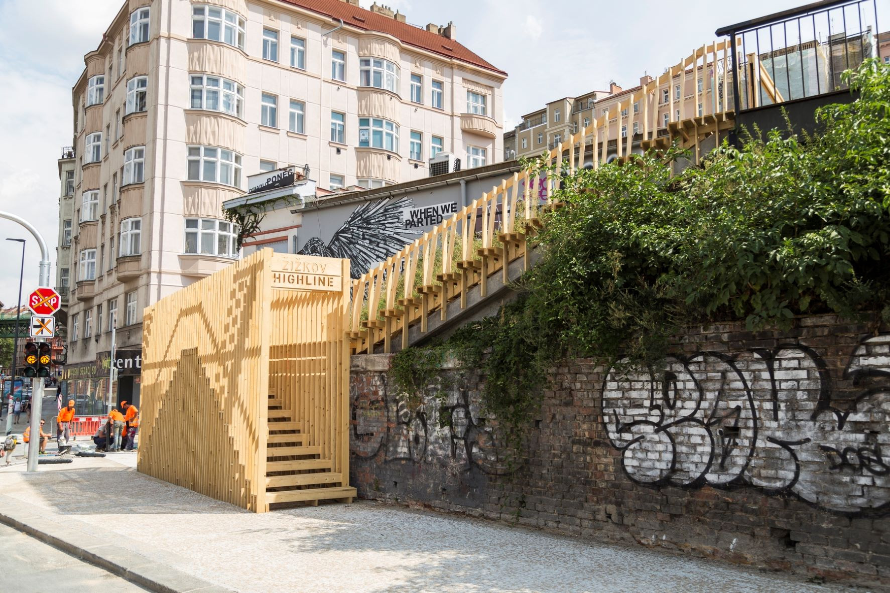 Žižkovská highline, ARCHWERK Zdroj: Galerie Jaroslava Fragnera