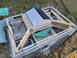 Rodinné komunitní bydlení ve Villy, Madeleine architectes, Studio François Nantermod: Stavba a rekonstrukce objektu