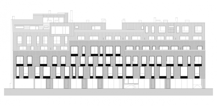 gutgut, JRKVC, DUN / Bytový dom na Dunajskej, pohled severní – foto