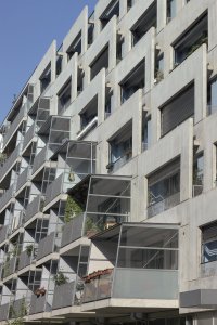 Rezidenční a kancelářský komplex na Schlachthausgasse ve Vídni, Coop Himmelb(l)au