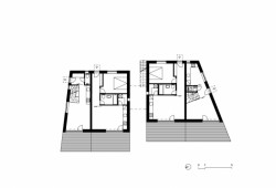 Rezidence Priekopnícka, půdorys 1NP, MV Architekti