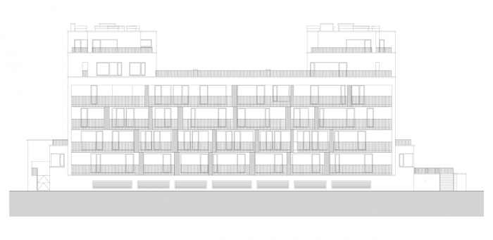 gutgut, JRKVC, DUN / Bytový dom na Dunajskej, pohled jižní – foto