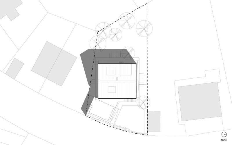 Rekonstrukce okálu, situace, Pavlíček+Hulín architekti
