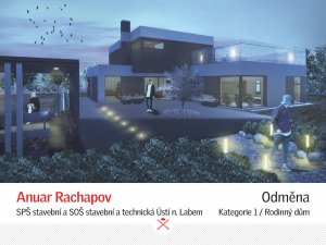 Středoškolská soutěž VELUX King of Daylight 2020, oceněný projekt