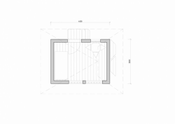 treea, Pustovňa Antona Srholca, půdorys – foto