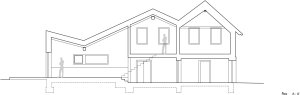 Rodinný dům v Písnici, daviddavidová architekti: Řez