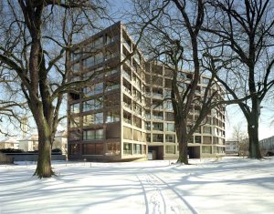 Bytový dům Schwarzpark v Basileji, Švýcarsko