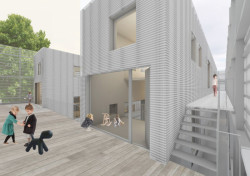 Mateřská škola ve Vratislavicích nad Nisou, vizualizace, Petr Stolín a Alena Mičeková