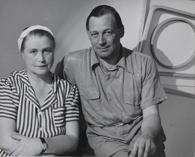 Aino a Alvar Aaltoviv Showrromu Artek v New Yorku roku 1940