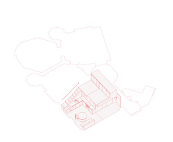 Axonometrie (Byt na Starém Městě; Facha architekti)