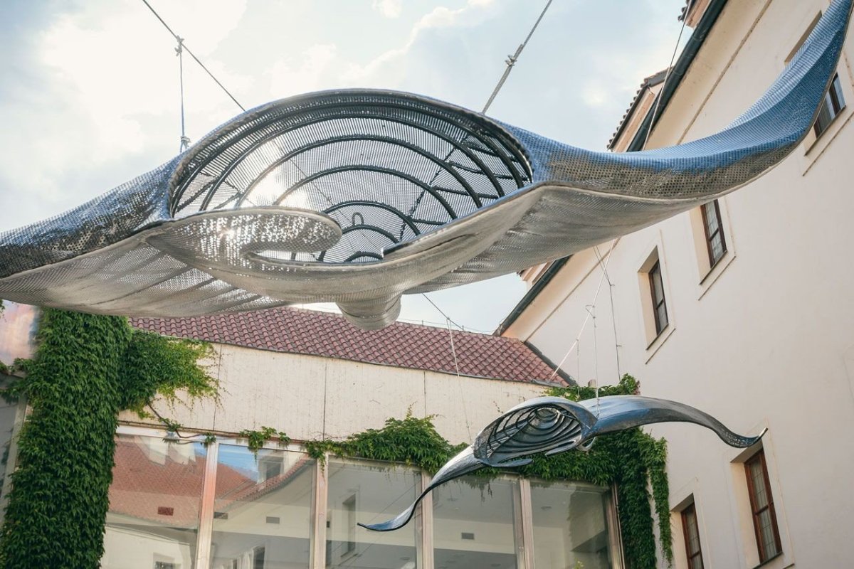 SCULPTURE LINE 2016, Praha: Michal Trpák, Andělé moří – foto