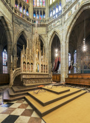 Úprava presbytáře katedrály sv. Víta, Václava a Vojtěcha v Praze, nová úprava presbatáře s mockerovým oltářem, ARN